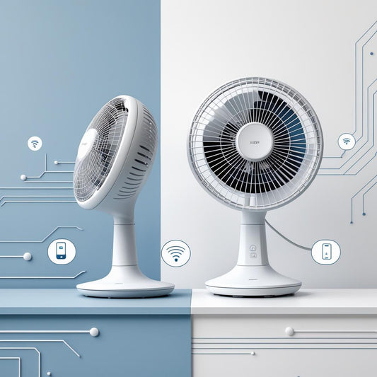 الفرق بين المراوح العادية والذكية: دليل شامل لاختيار المروحة المناسبة لك