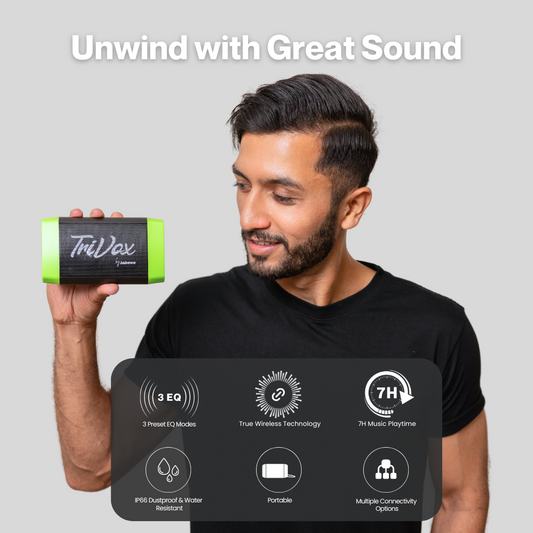 TriVox - سماعة بلوتوث مثلثية محمولة