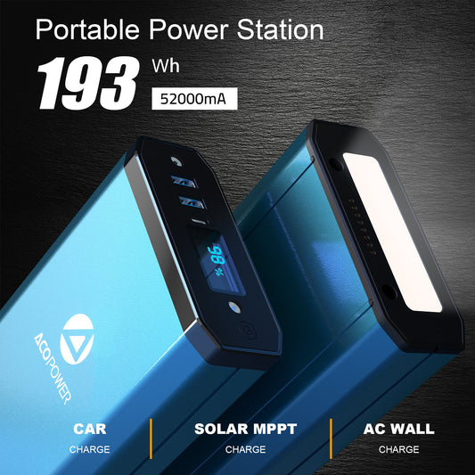 محطة طاقة محمولة ACOPOWER 193Wh