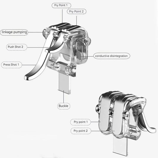 ذراع تحكم ألعاب موبايل ببجي/فورتنايت/كول أوف ديوتي
