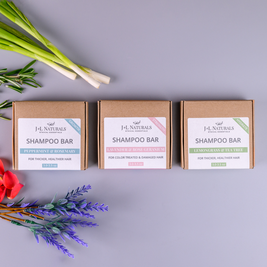 مجموعة صابون شامبو خالي من الكبريتات (5 قطع)