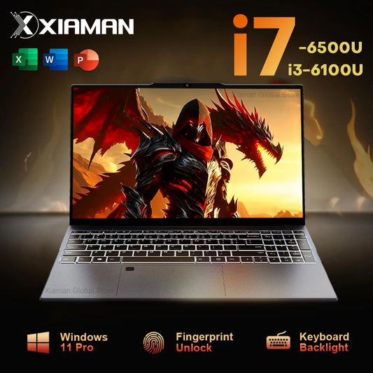 لاب توب 15.6 ويندوز 11 i7 16GB بصمة وإضاءة خلفية