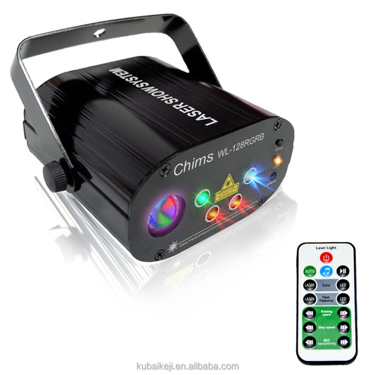 أضواء DJ ليزر LED للتحكم الصوتي للحفلات