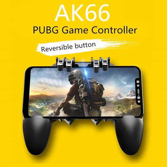 ذراع تحكم AK66 ببجي 6 أصابع للموبايل