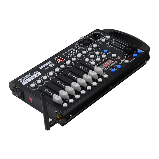 وحدة تحكم إضاءة DMX 512 متنقلة ببطارية