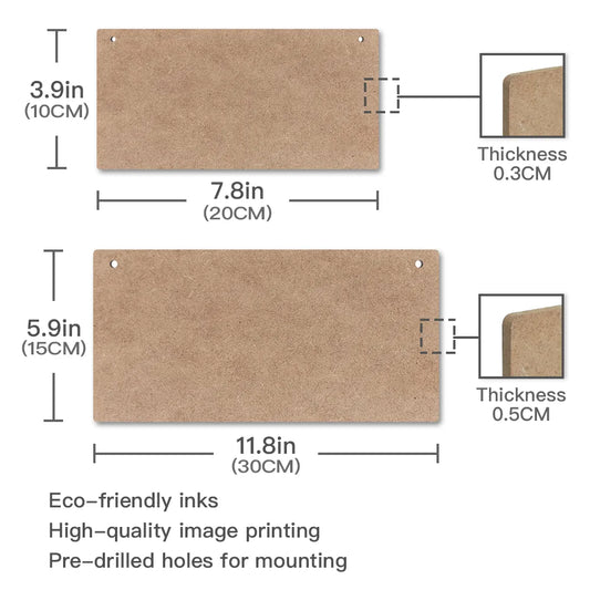 لوحة خشبية معلقة لعلامة مرحاض ديكور