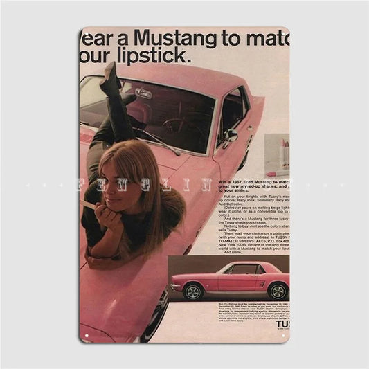 لوحة معدنية كلاسيكية بأسلوب Y2K للبنات