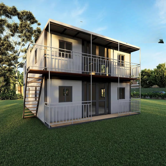 منزل جاهز متنقل غرفتين - بيت حاوية صغير